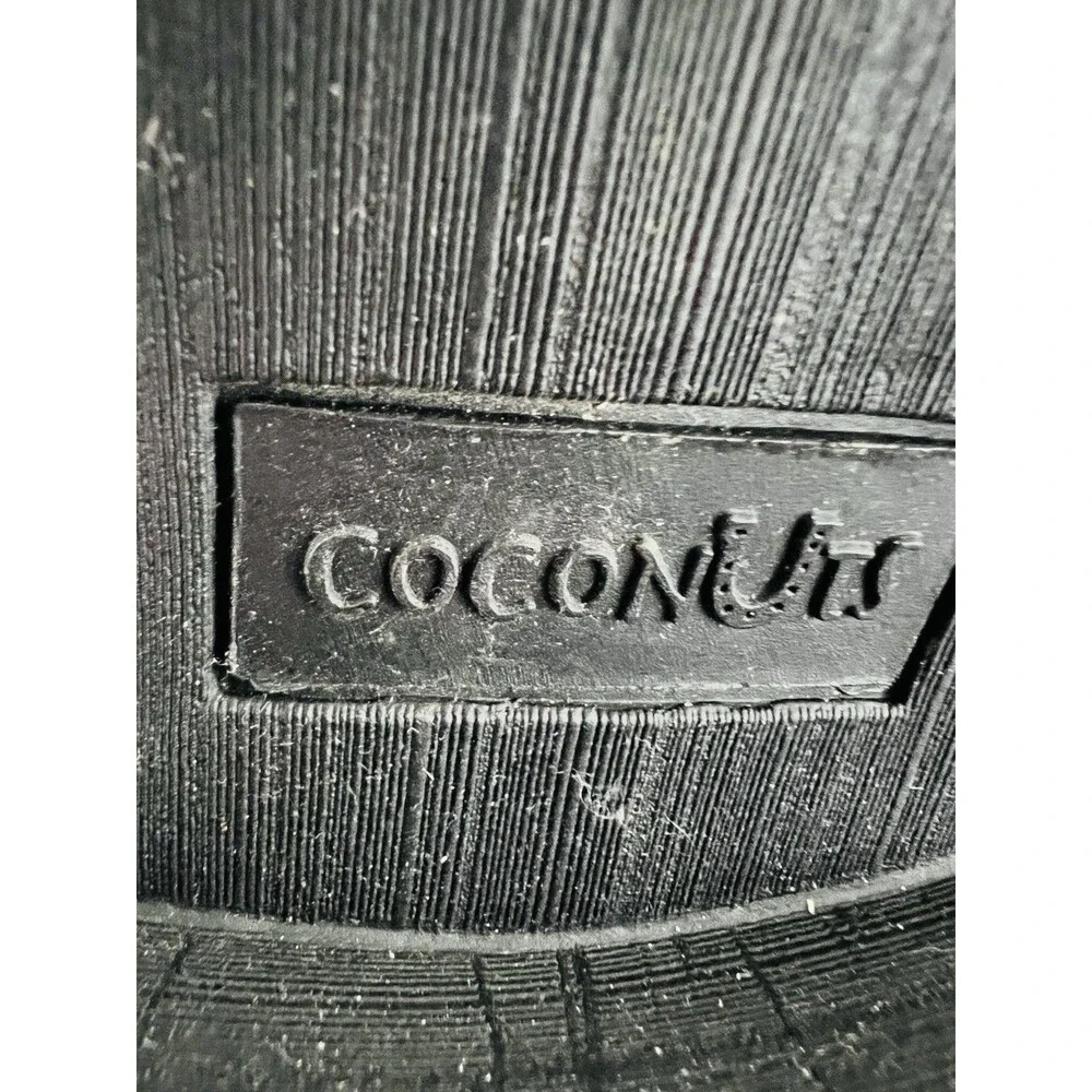Coconuts by Matisse Widow Black Vegan Leather Western Cowgirl Boots Mid Calf 7M